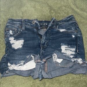 American Eagle Distressed Denim Shorts
